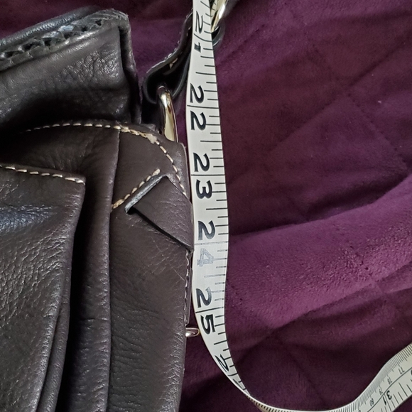 Donald J Pliner Black Leather Shoulder Bag Size Small - Picture 16 of 16